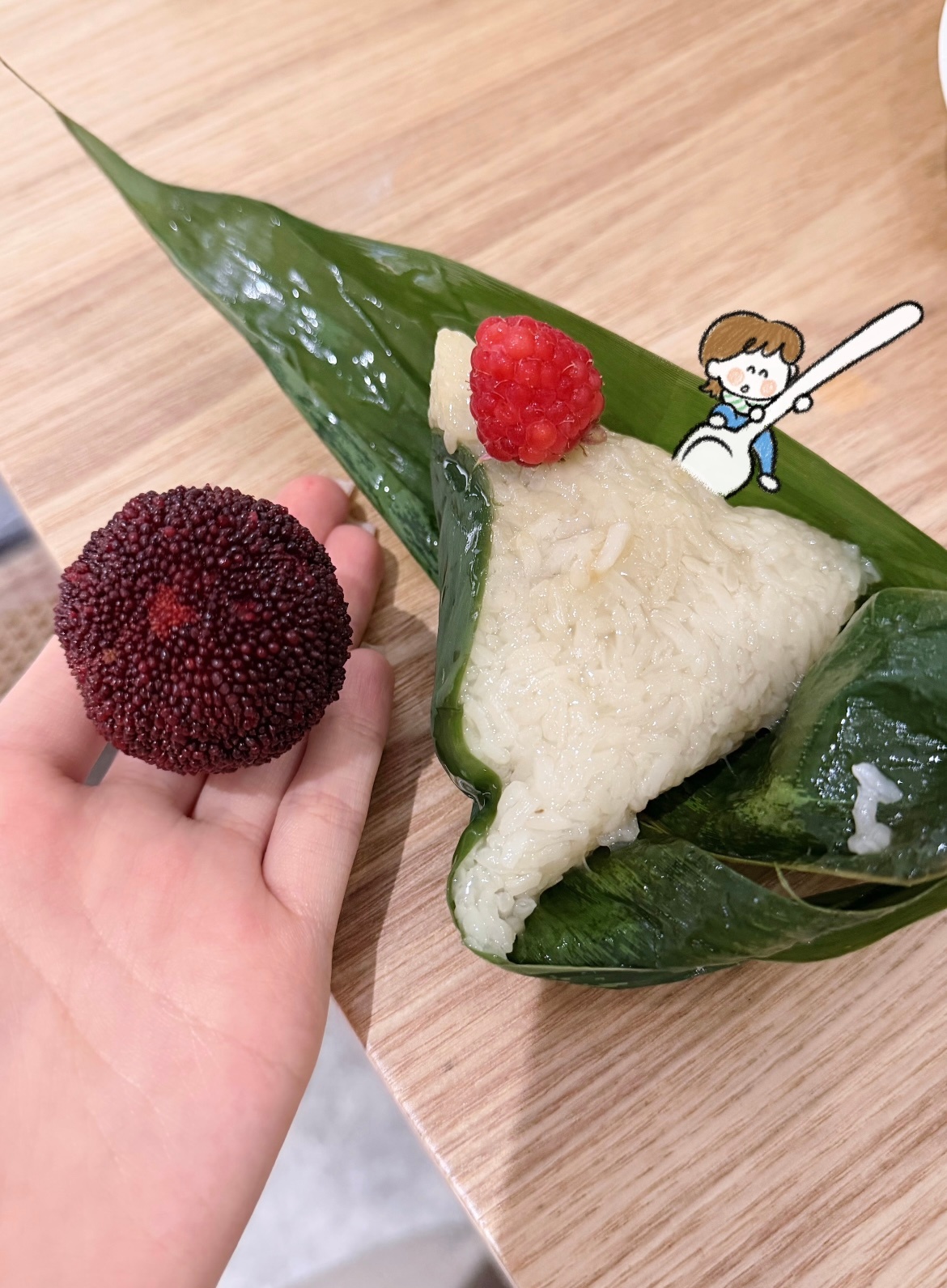 露儿还吃了杨梅~ 