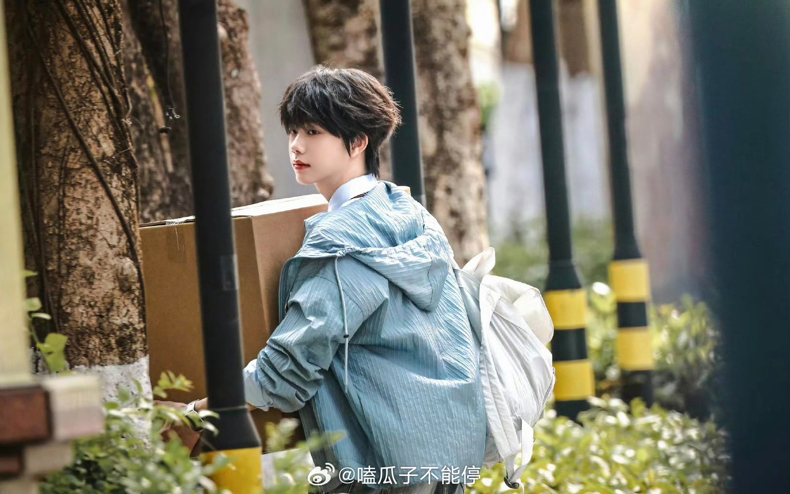 陈奕恒《我们的少年时代2》今日路透，好帅的学长 