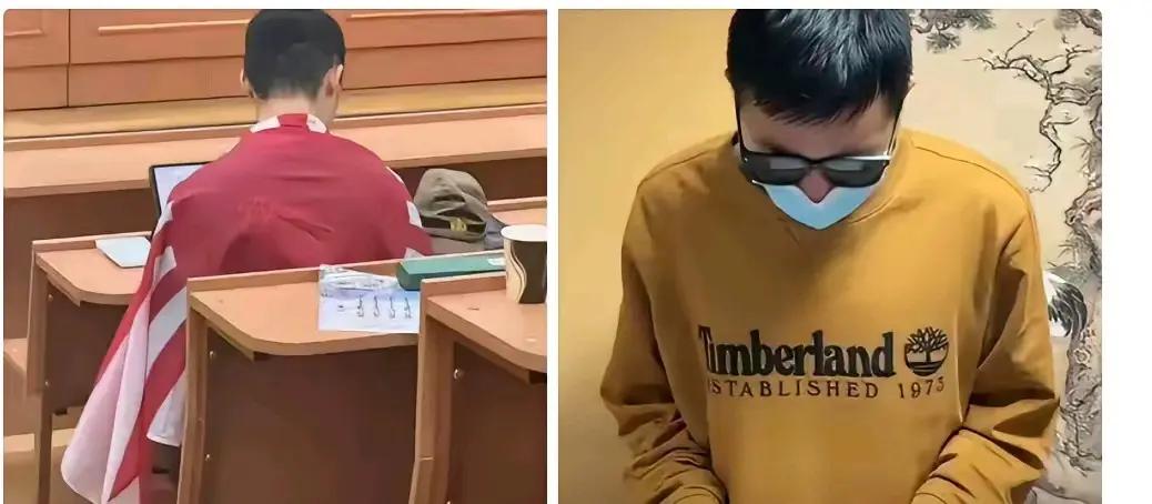 作为一名南京人，在俄罗斯的留学课堂上公然精日，身披旭日旗、桌放日军帽，微信头像穿