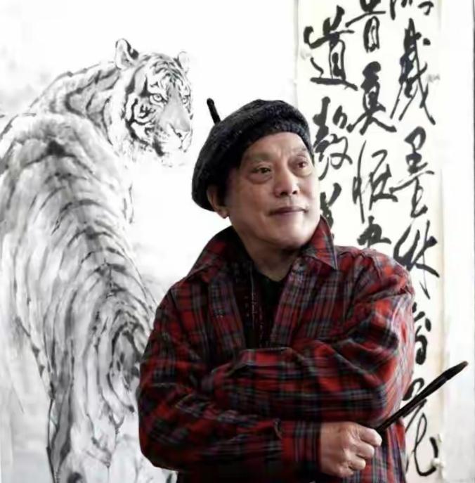 全国美展画虎获奖画家何业琦
何业琦 1950年6月生于上海，中国美协会员，浙江美