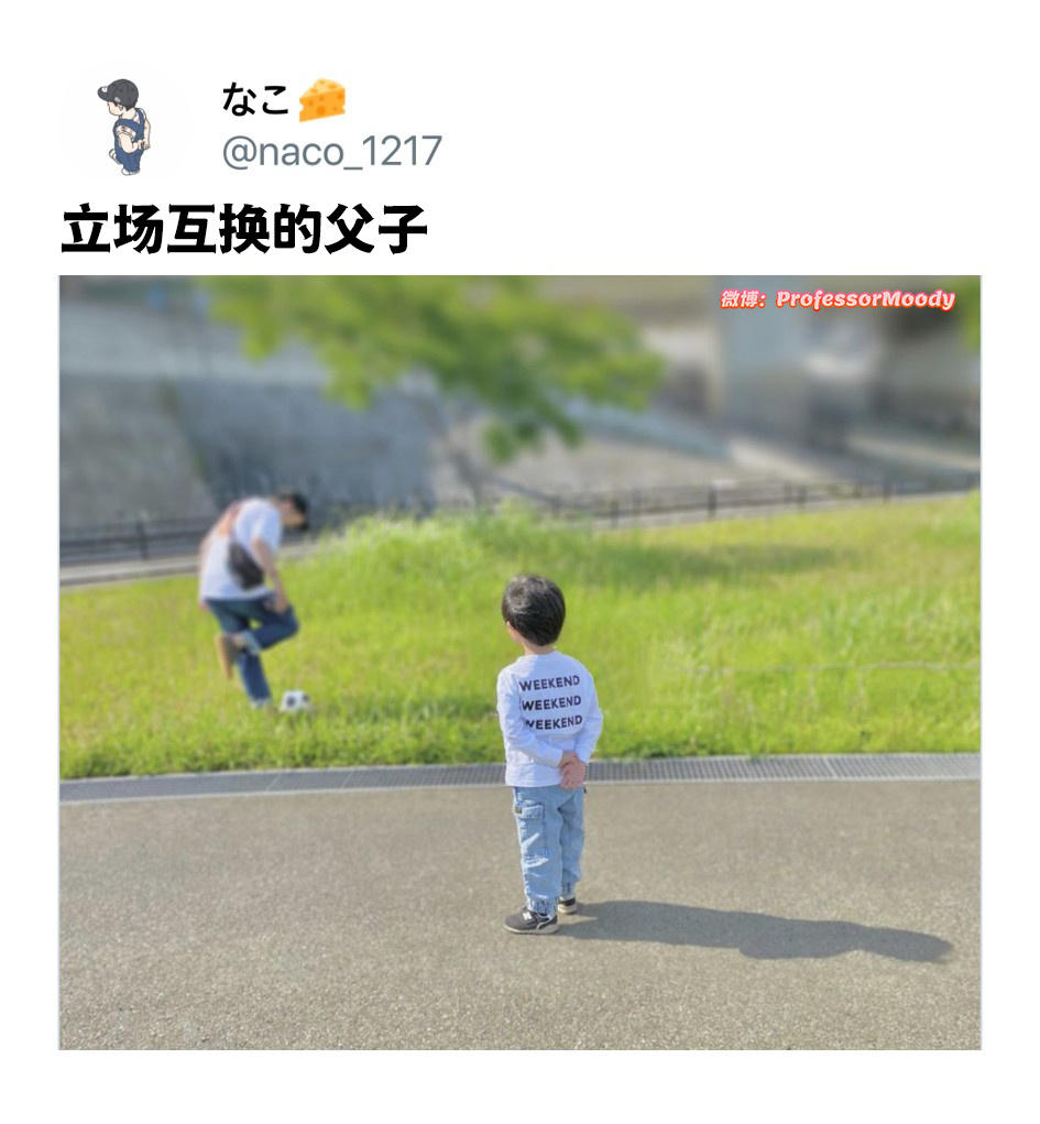 立场互换的父子meme ​​​