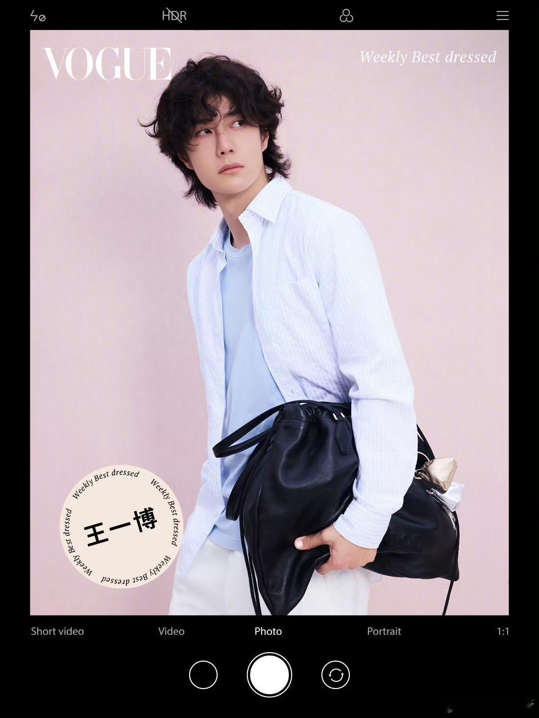 VOGUE一周男明星最佳穿搭王一博蔡徐坤张康乐权志龙张凌赫 ​​​