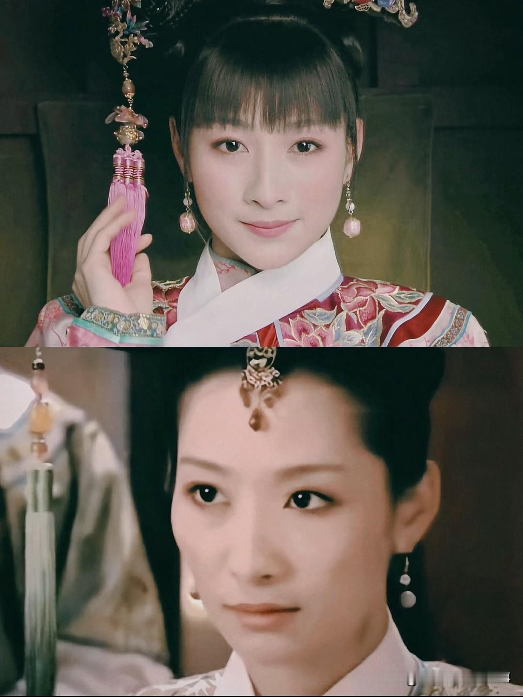 再看，安陵容和鹂妃完全是两种气质，不得不说演员演技绝了！前后真的不能更割裂了！