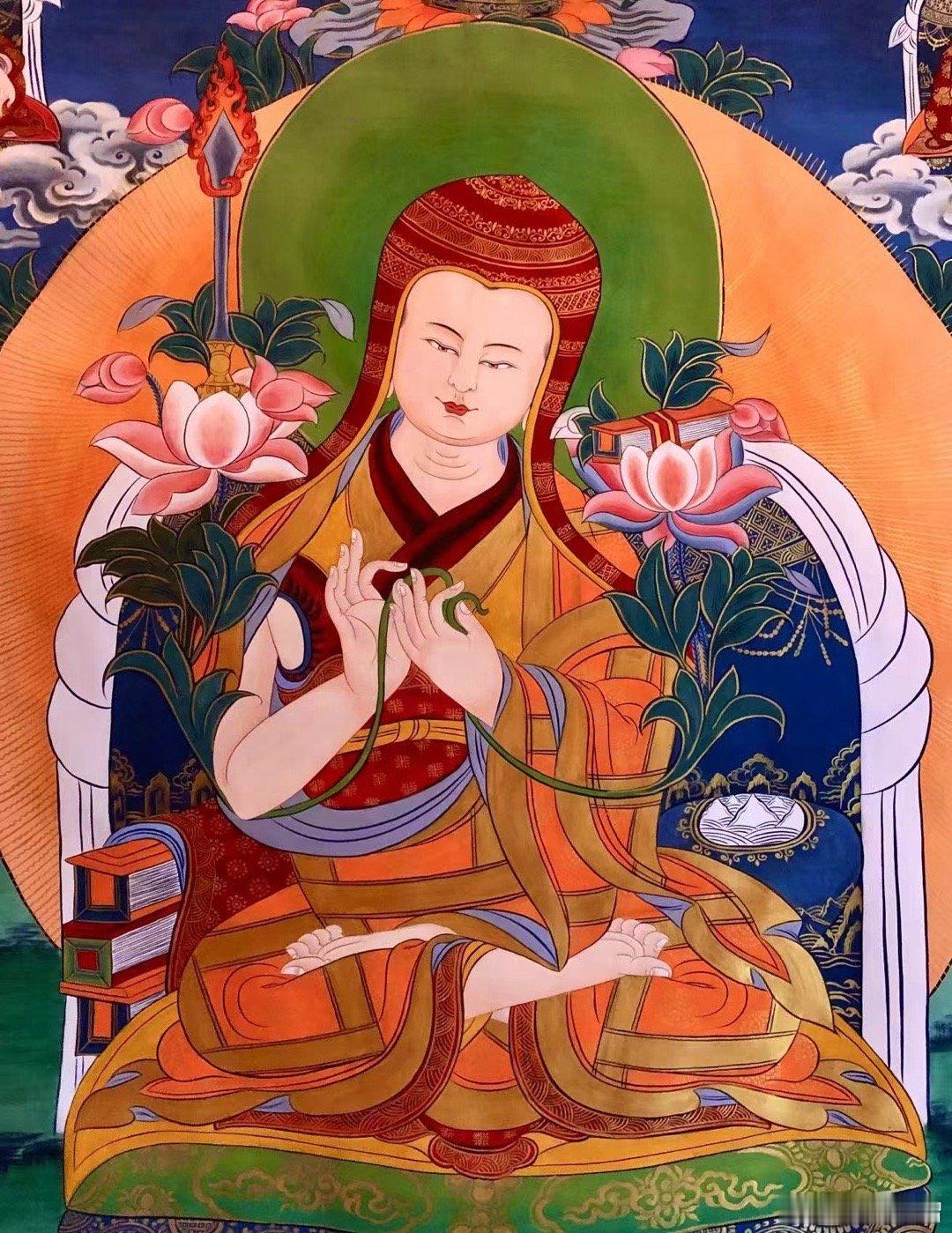 今天是藏历11月14日：第二佛陀文殊师利萨迦班智达•贡嘎坚赞圆寂的纪念日，萨迦班