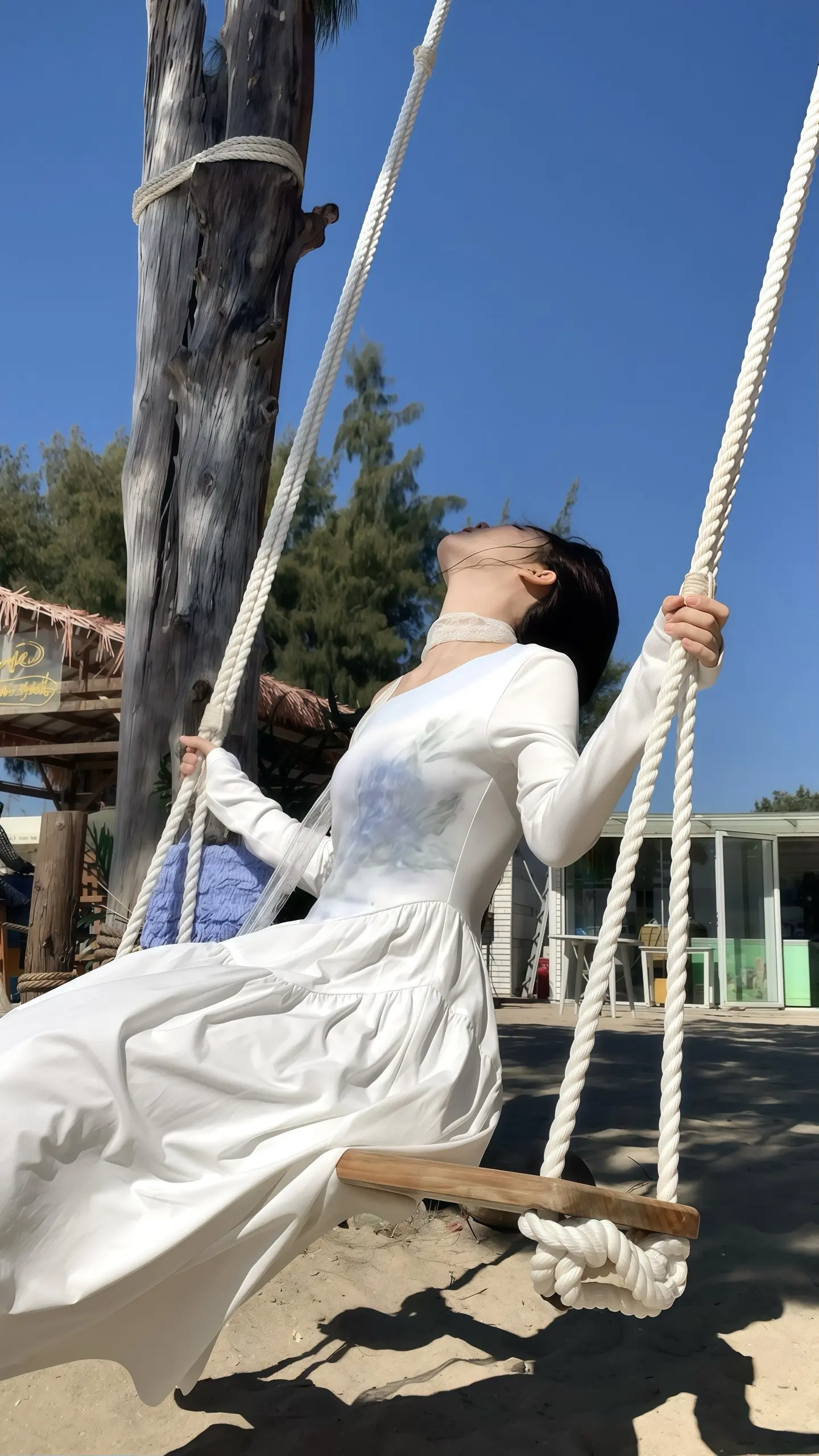 没技巧 硬美。开春搭配
