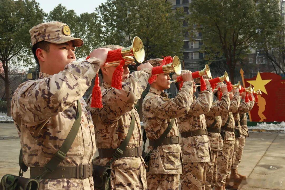 三川金盾烽火问鼎计划热点现场 从生涩到铿锵，声声军号砺初心军号，是军队的标识、军