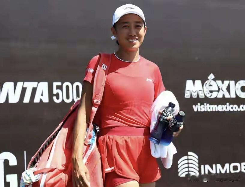 张帅又赢了，这位37岁的老将身披李宁中国红新战袍，在墨西哥进行的WTA500梅里