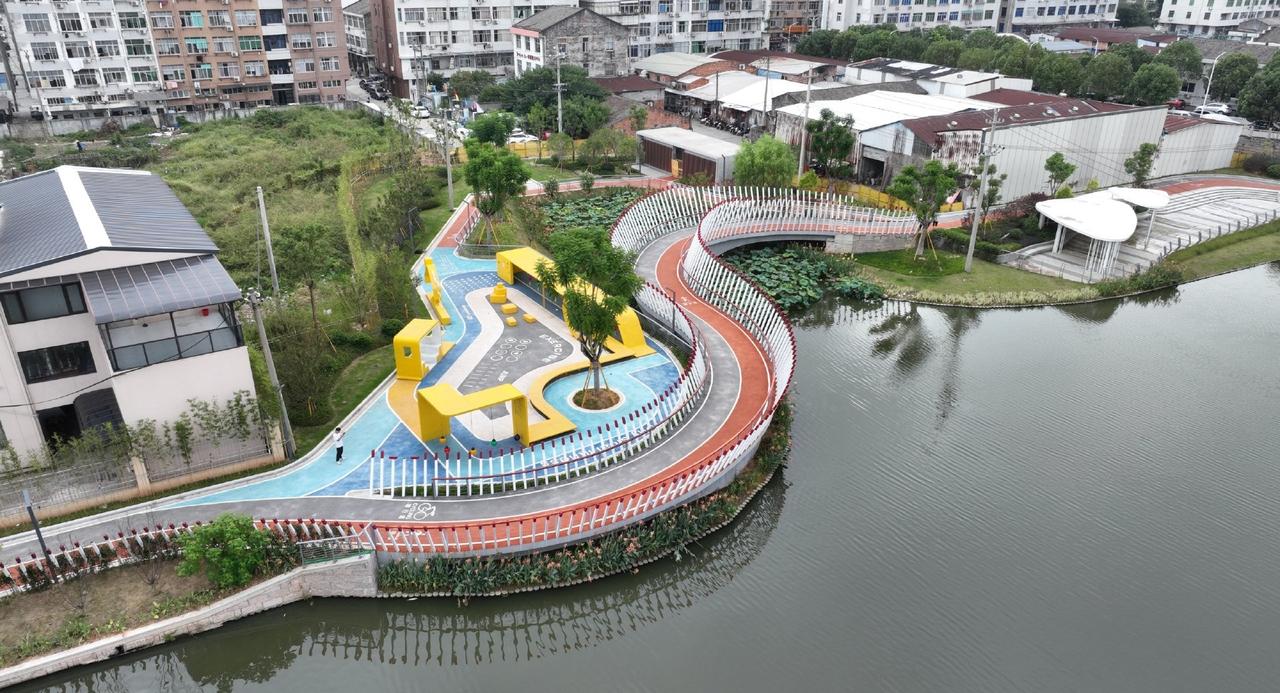 【城市边角地“变身”民生公园！塘河沿线焕新升级】瑞安人都在看“每天沿着游步道散散
