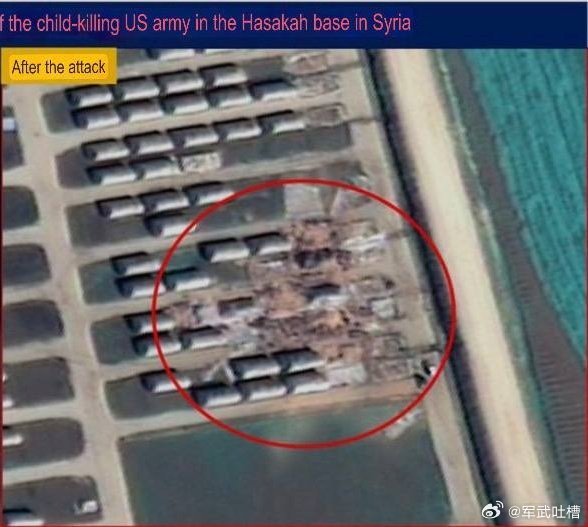 兄弟们，难怪美国大兵没地方住了，原来宿舍都被炸了伊朗公布了新的卫星图像，显示导弹