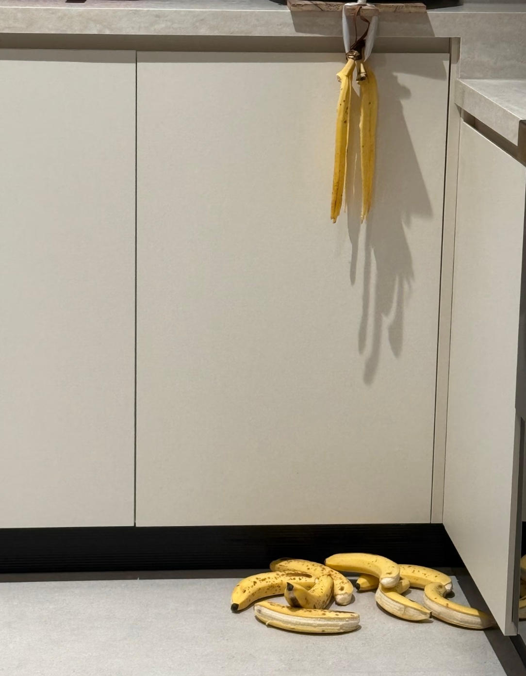 留学生的香蕉保存大法belike把香蕉挂起来 让香蕉觉得自己还在树上香蕉就是最团