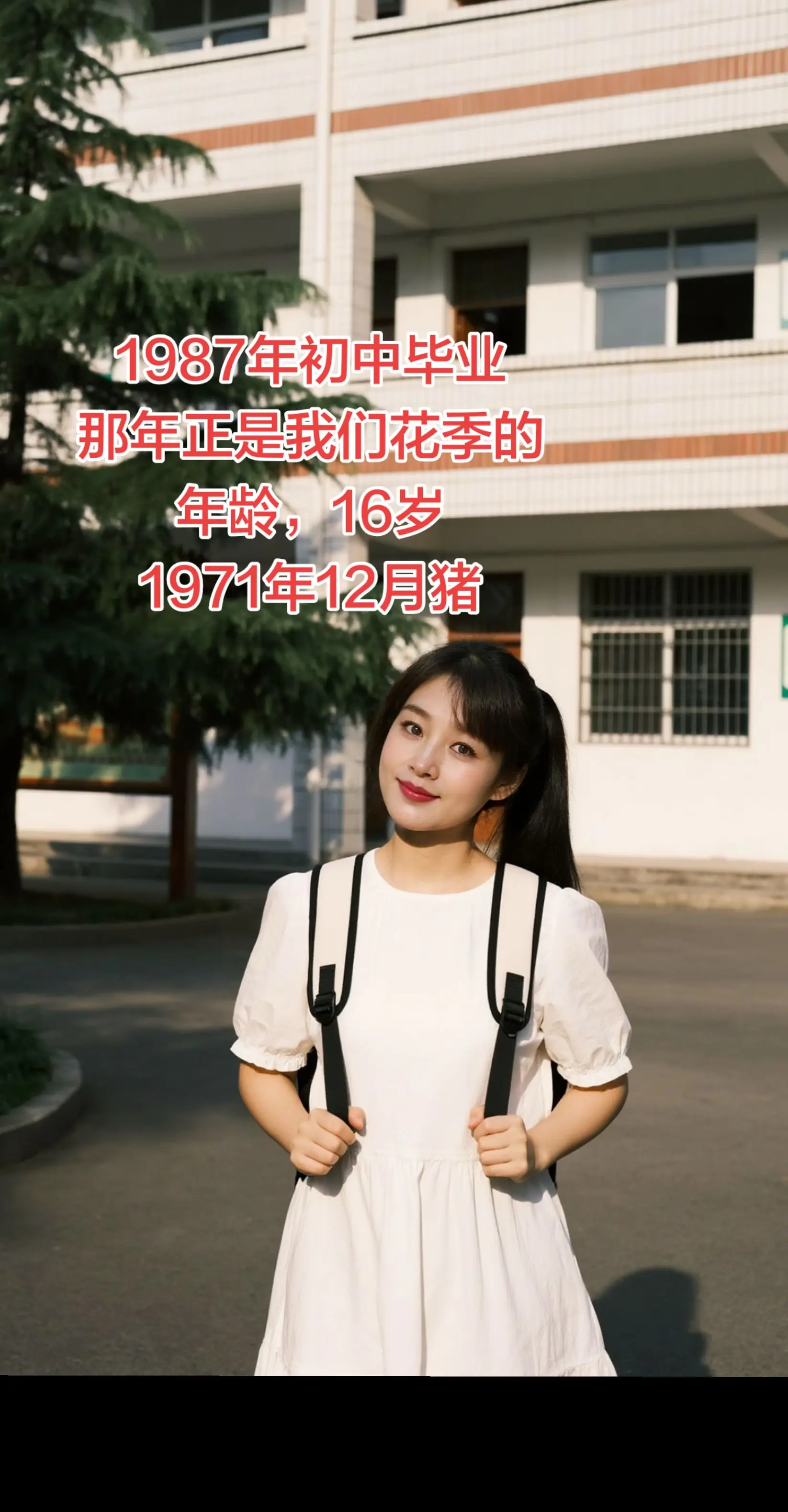 AI复古校园照 ai创作 老照片 再也回不去的青春 怀念小时候的我们