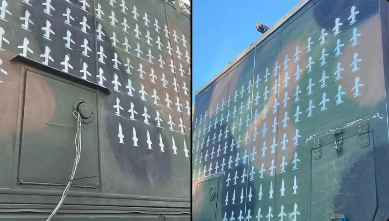 网上出现了乌军使用的S-125涅瓦防空导弹系统进行防空作战的战果照片。实际上，乌