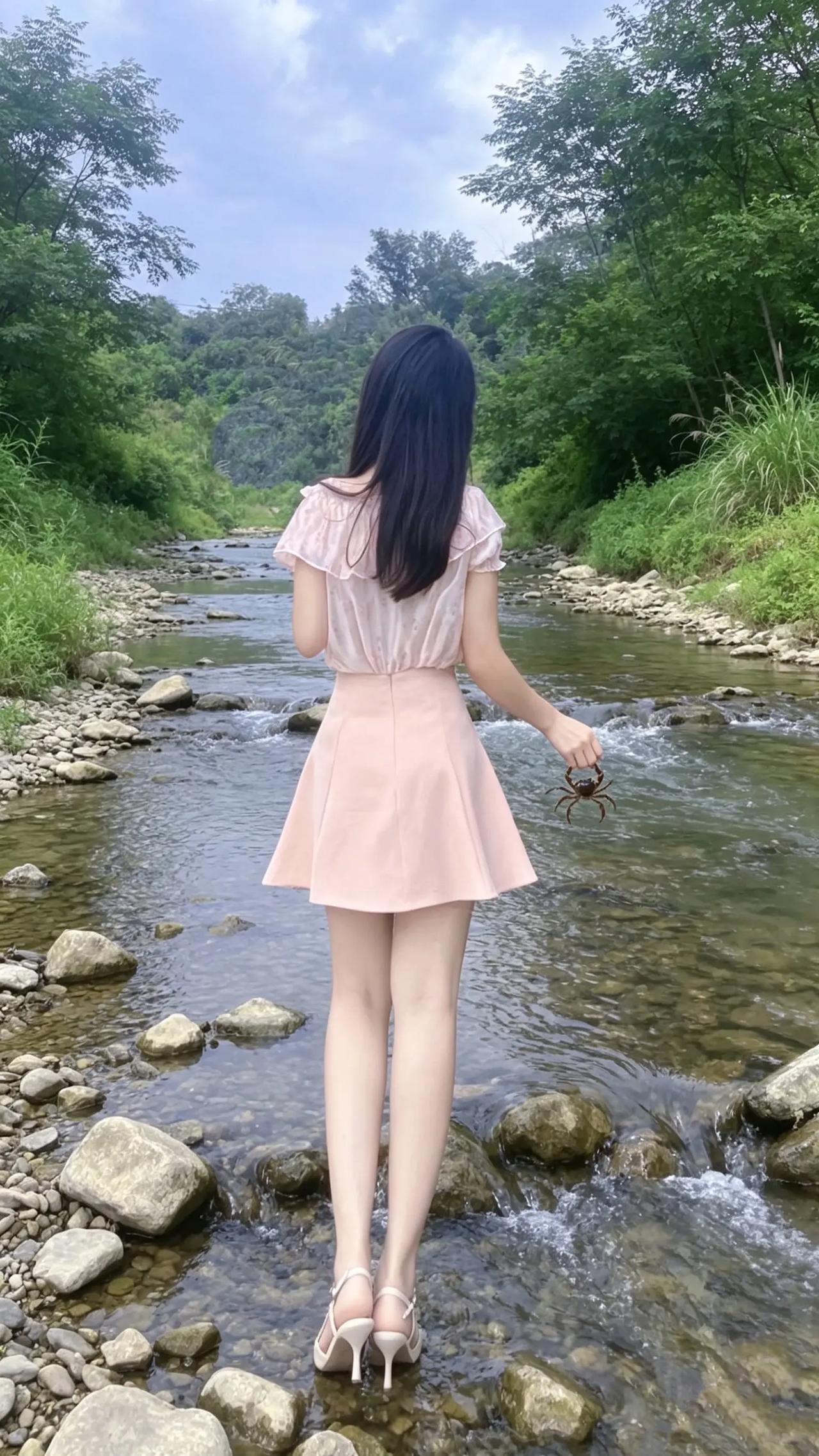 [抓狂]，好烦啊，女朋友非要来抓螃蟹~~