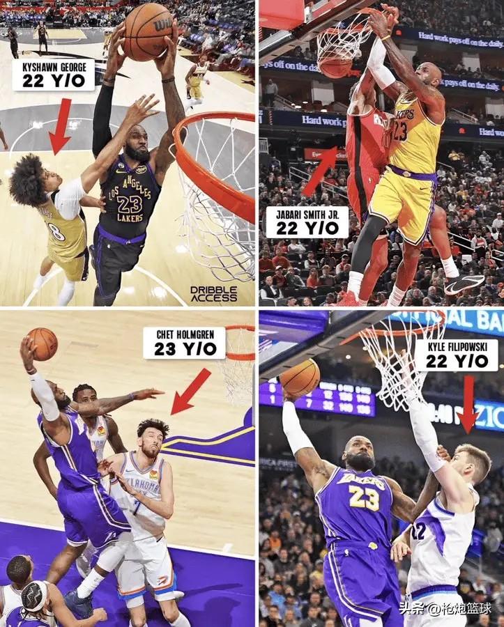 詹姆斯欺负人啊

美媒体courtsideqk晒出一张图片分享给球迷，并配文：詹