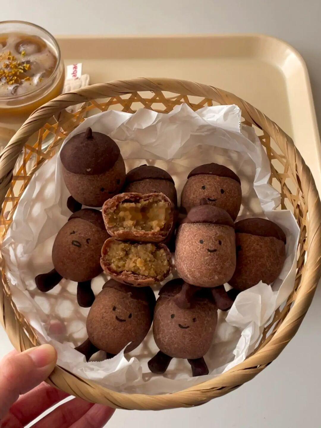 🍂秋天在家自制jellycat红茶栗子饼