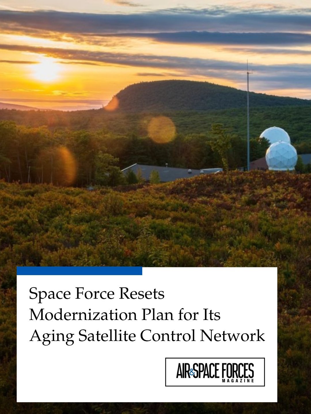 在取消了一个旨在对追踪和管理五角大楼及其他美国政府卫星的天线网络进行现代化升级的