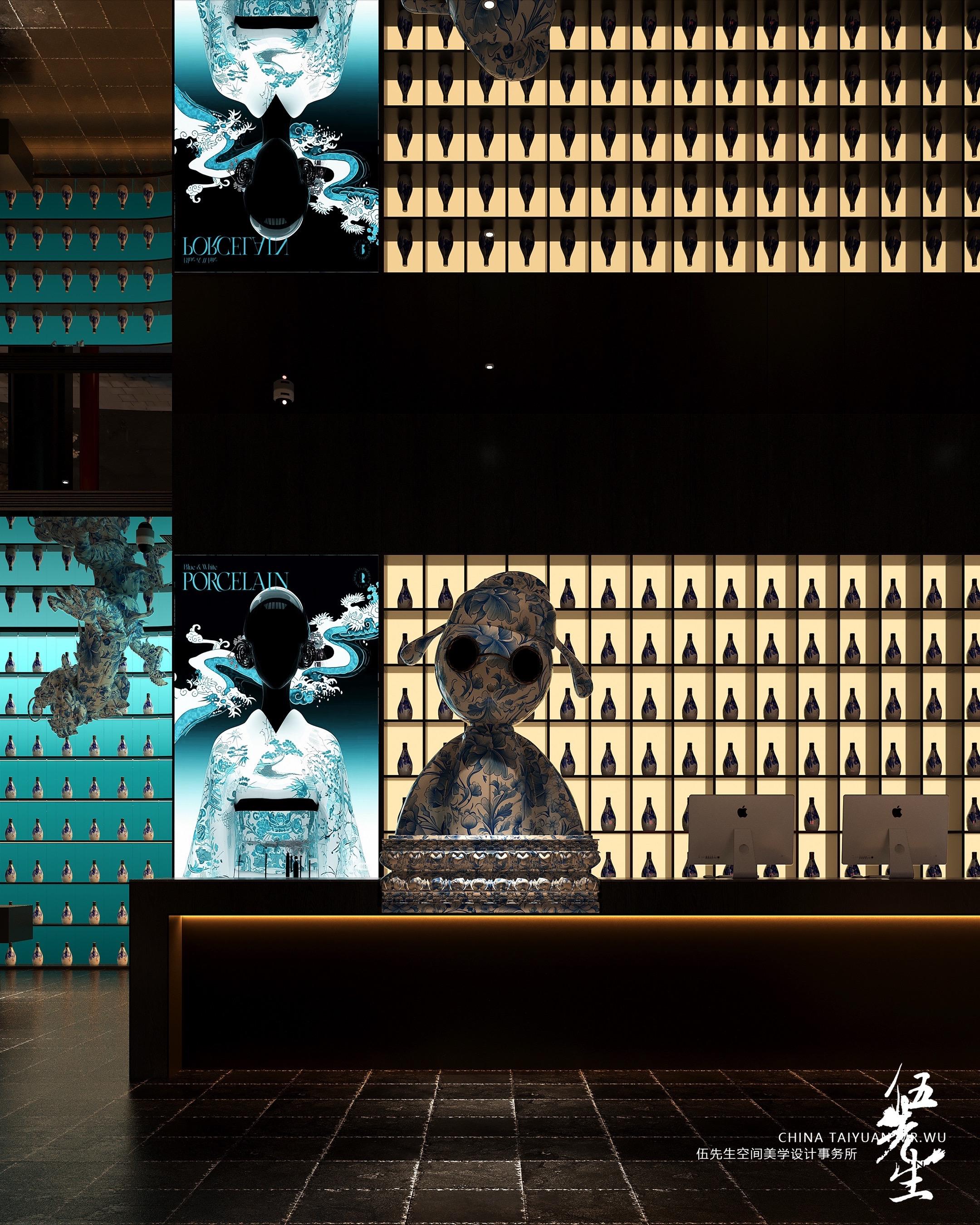 米拉伍先生设计事务所制造。杏花汾酒馆期待完美落地