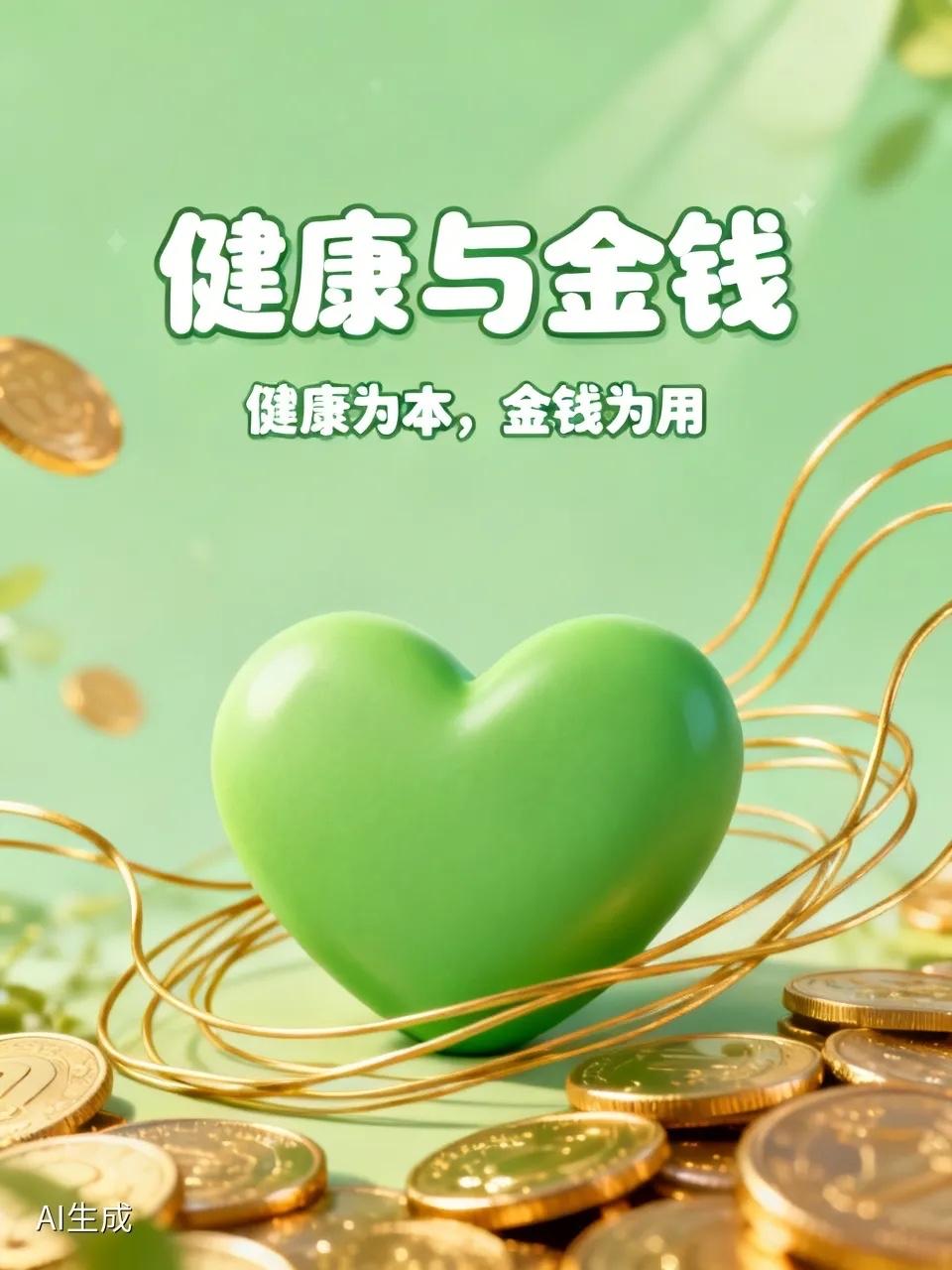 简单说两点：

1. 健康是1，财富是0。没有健康这个“1”，再多的钱也只是一串