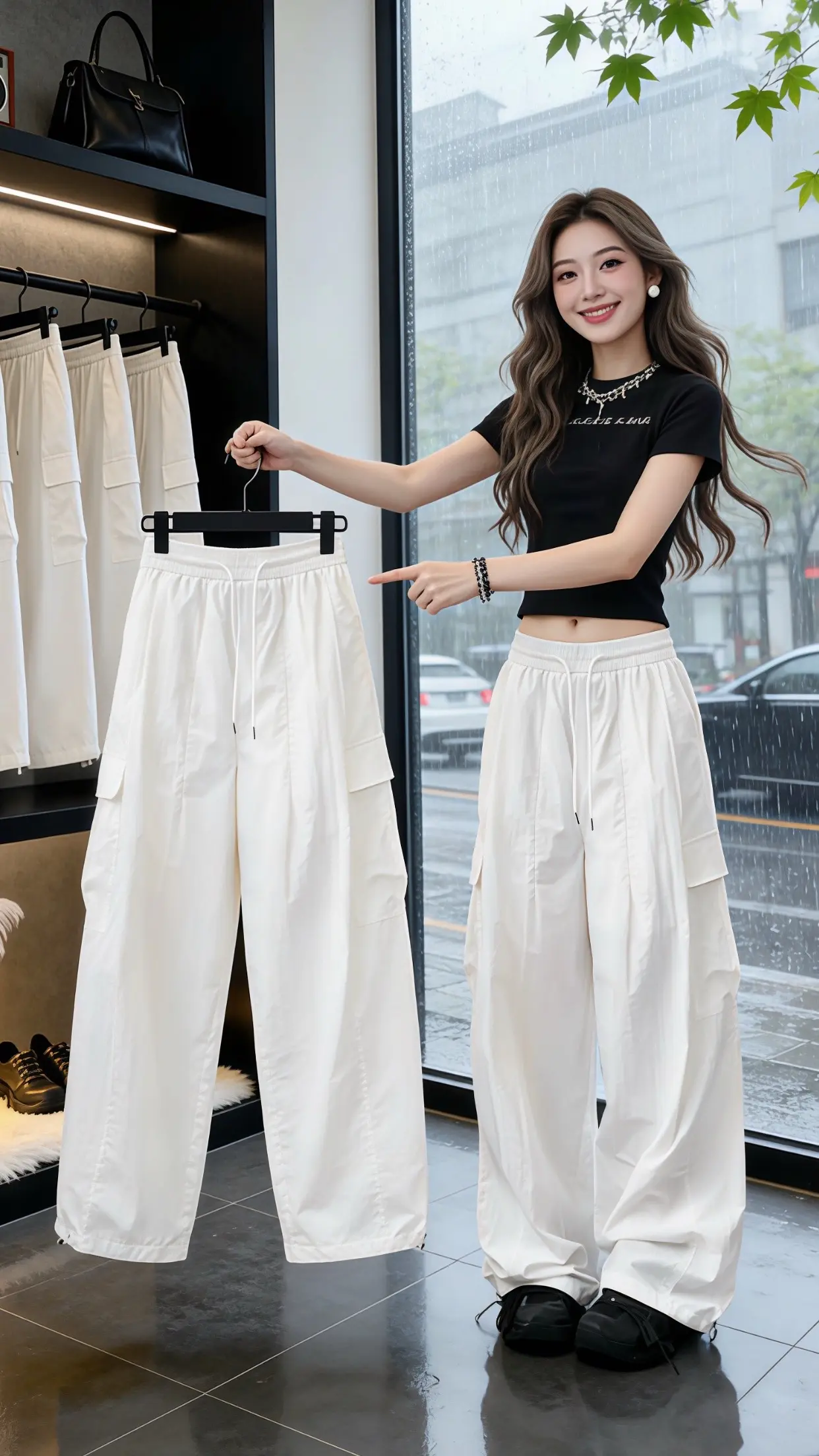 高颜值炸街女工装裤 百搭神裤人手一条 显瘦显高显腿长裤子 一眼就爱上的...