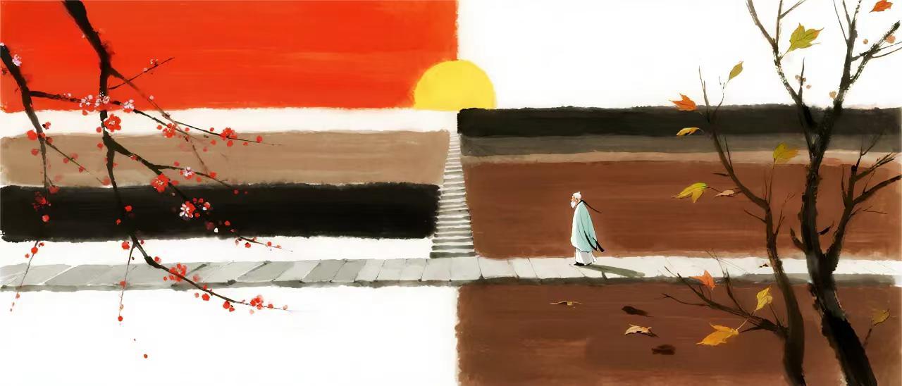 山坡羊·人生歌
春观芳纵，
秋临叶送，
人生恰似尘途梦。
岁流匆，韵飘蓬。
韶华