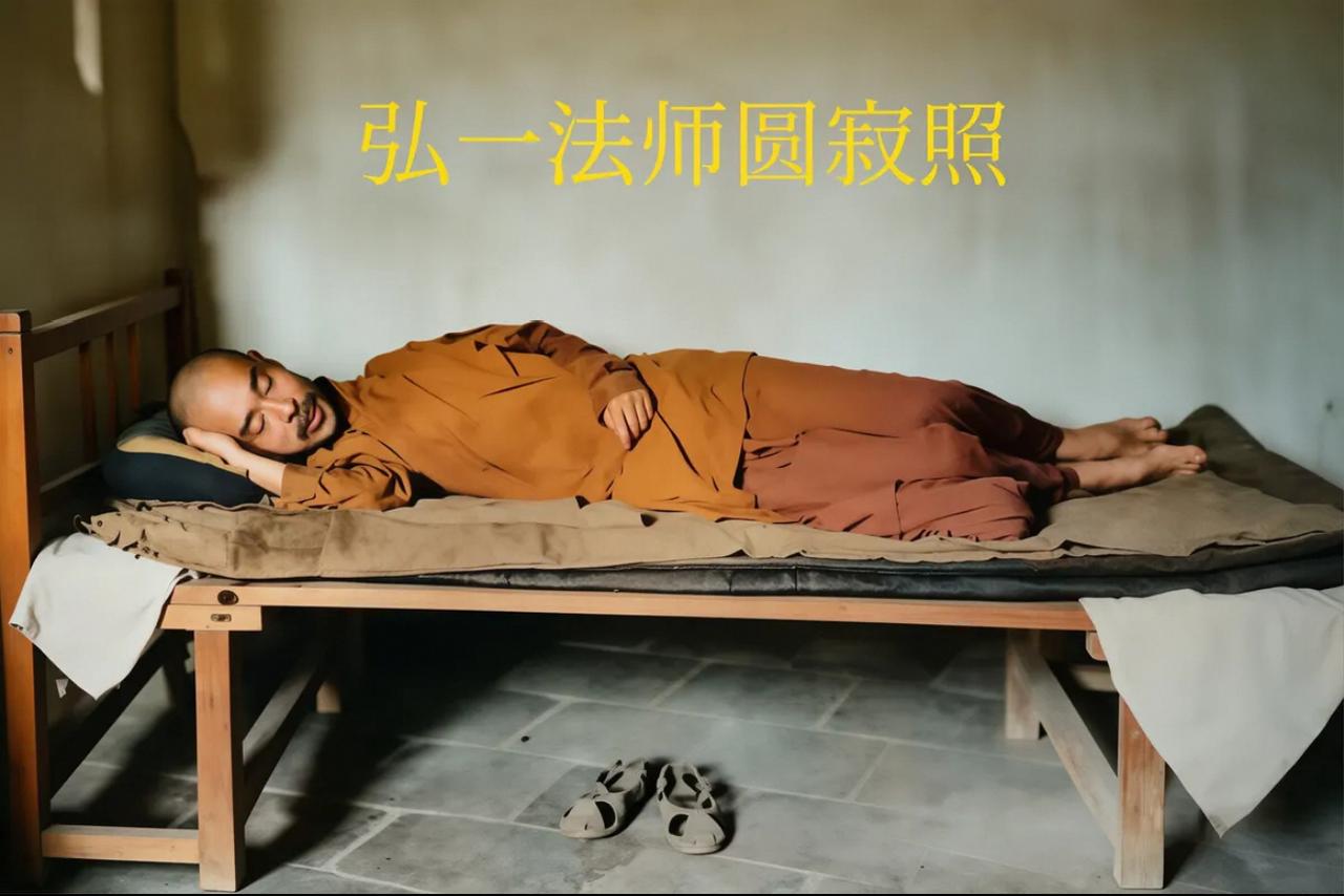 1942年，修行半生的弘一法师李叔同，在泉州温陵养老院晚晴室，圆寂离世