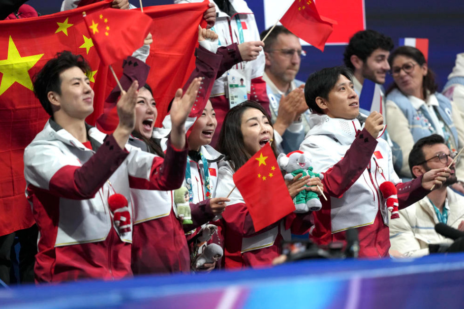 【#金博洋说全队表现没什么遗憾#】米兰冬奥会花样滑冰团体赛，中国队总分14分排名