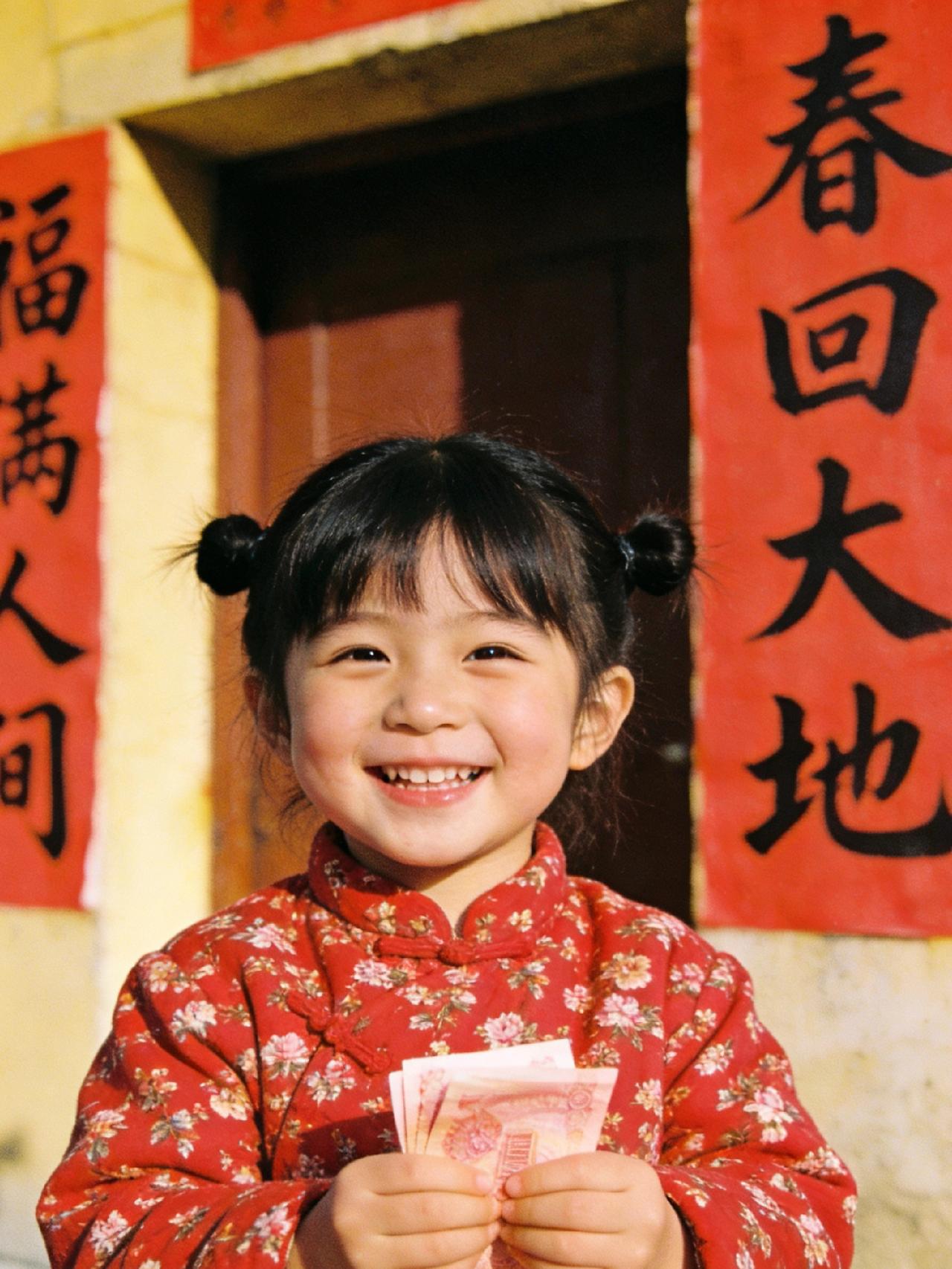 那时候过年，天还没黑透就盼着天黑，家家户户贴春联、挂灯笼，空气里都是鞭炮屑和饭菜