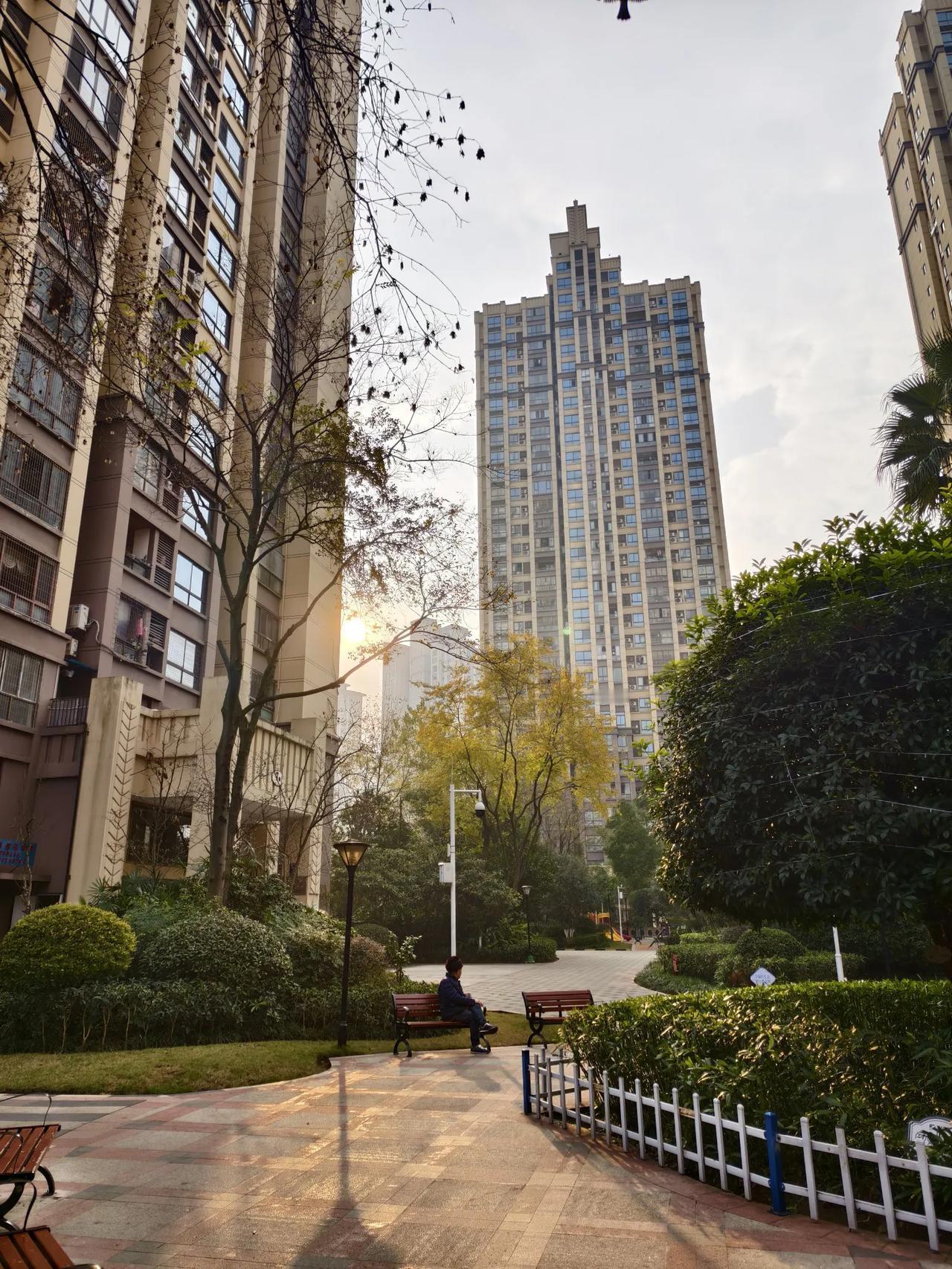 幸福大爷
        ——南木子
阳光明媚照大地，
风景优美看条椅。
幸福大
