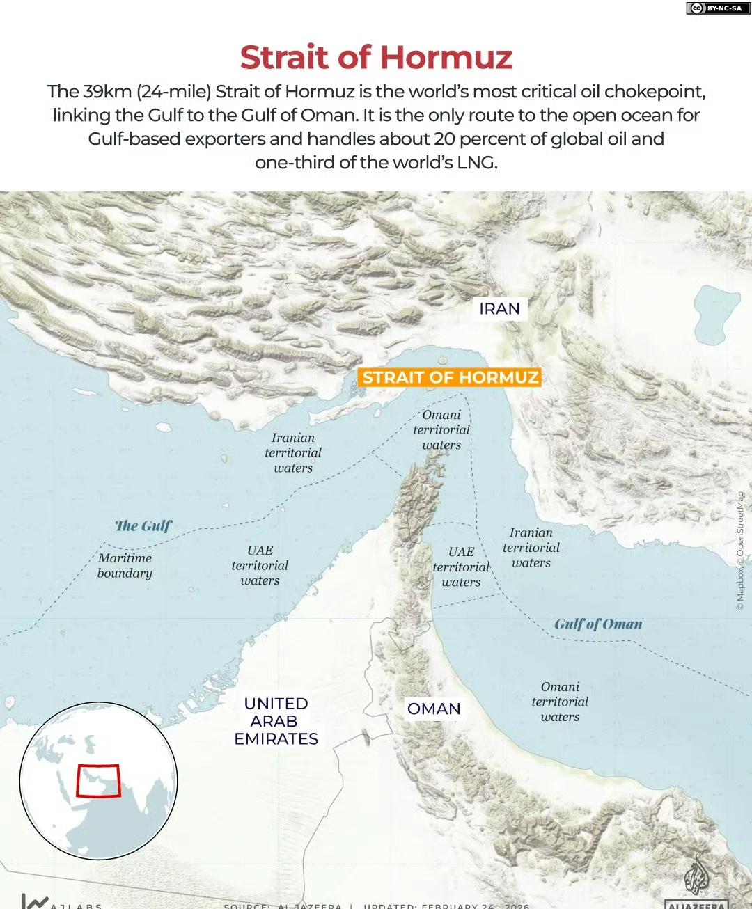 半岛电视台：伊朗伊斯兰革命卫队在霍尔木兹海峡袭击油轮。
伊朗伊斯兰革命卫队表示，