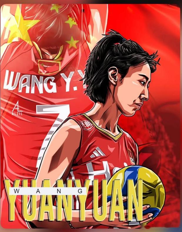 王媛媛，来自粉丝的画像2026世界女排联赛中国女排 （📷：Alzil） 