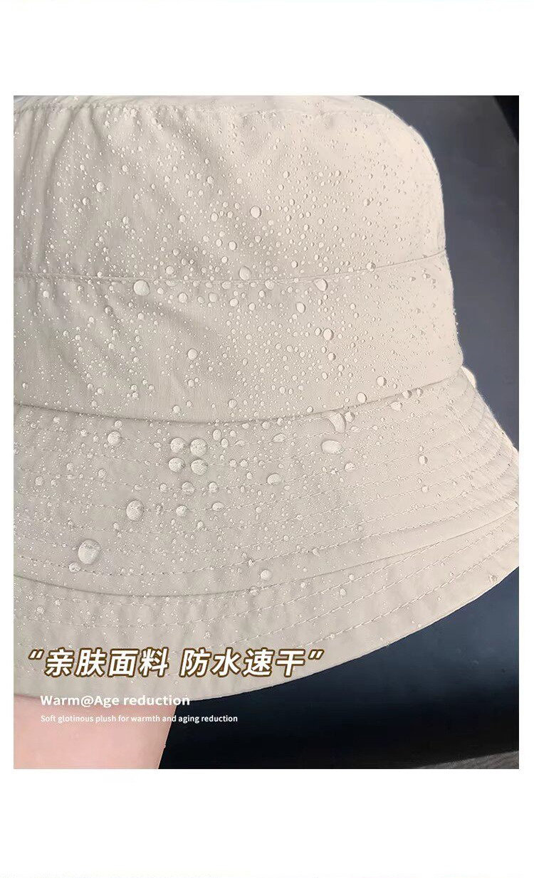 夏季防晒速干渔夫帽，UPF防护+秒速排汗面料，烈日下也能保持头顶清凉干爽，折叠便