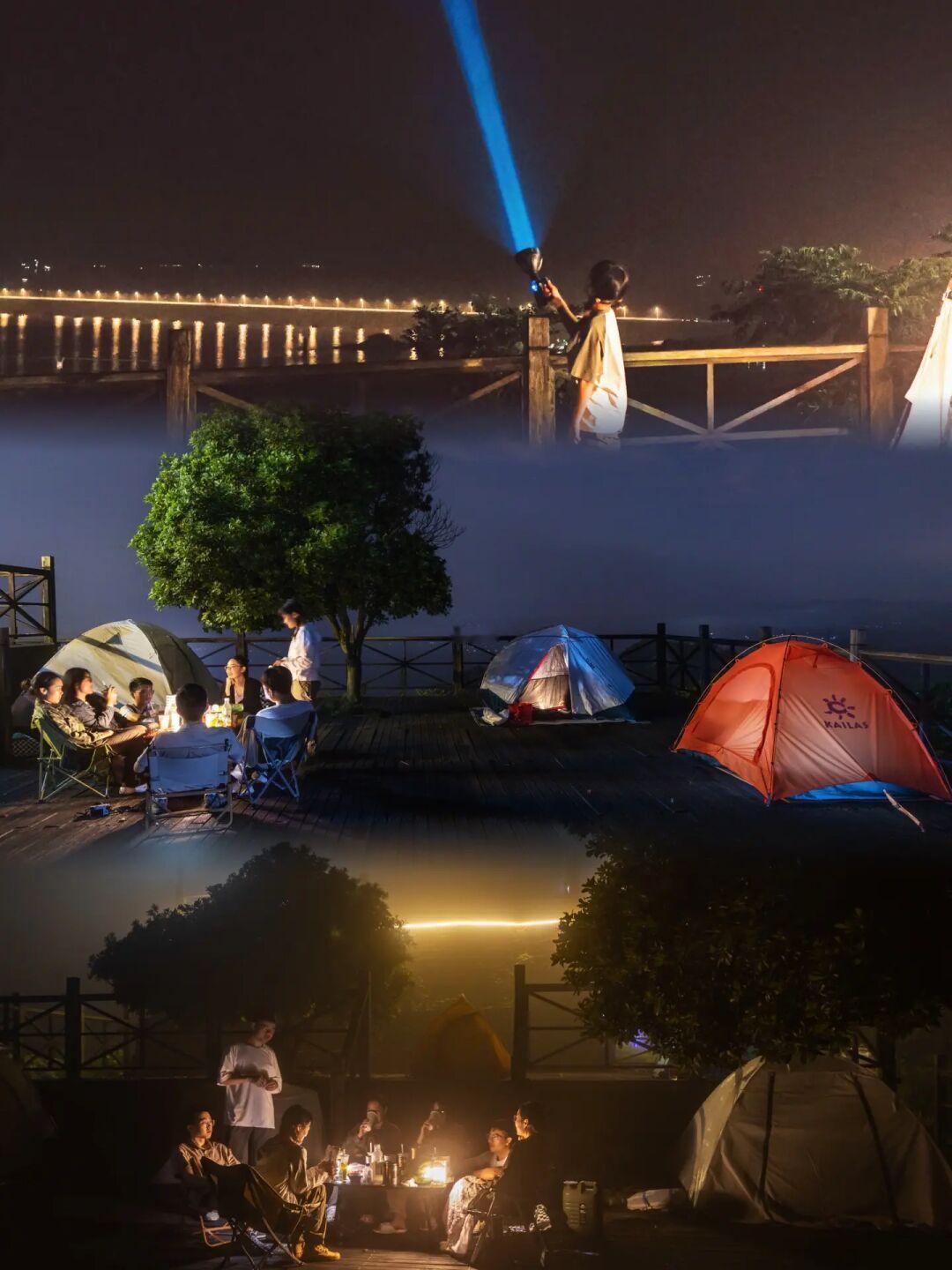 夏日露营|海边“眼影盘”又是宁波宝藏看日出