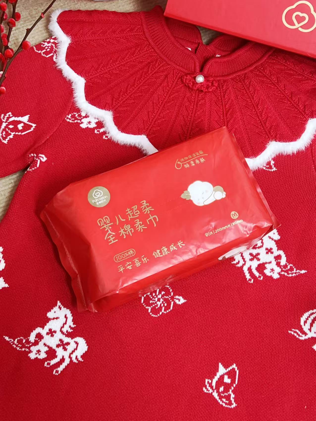 冬至一过，妖风+暖气双重攻击，宝宝的小脸蛋说红就红！这种时候真不敢乱用毛巾，粗糙