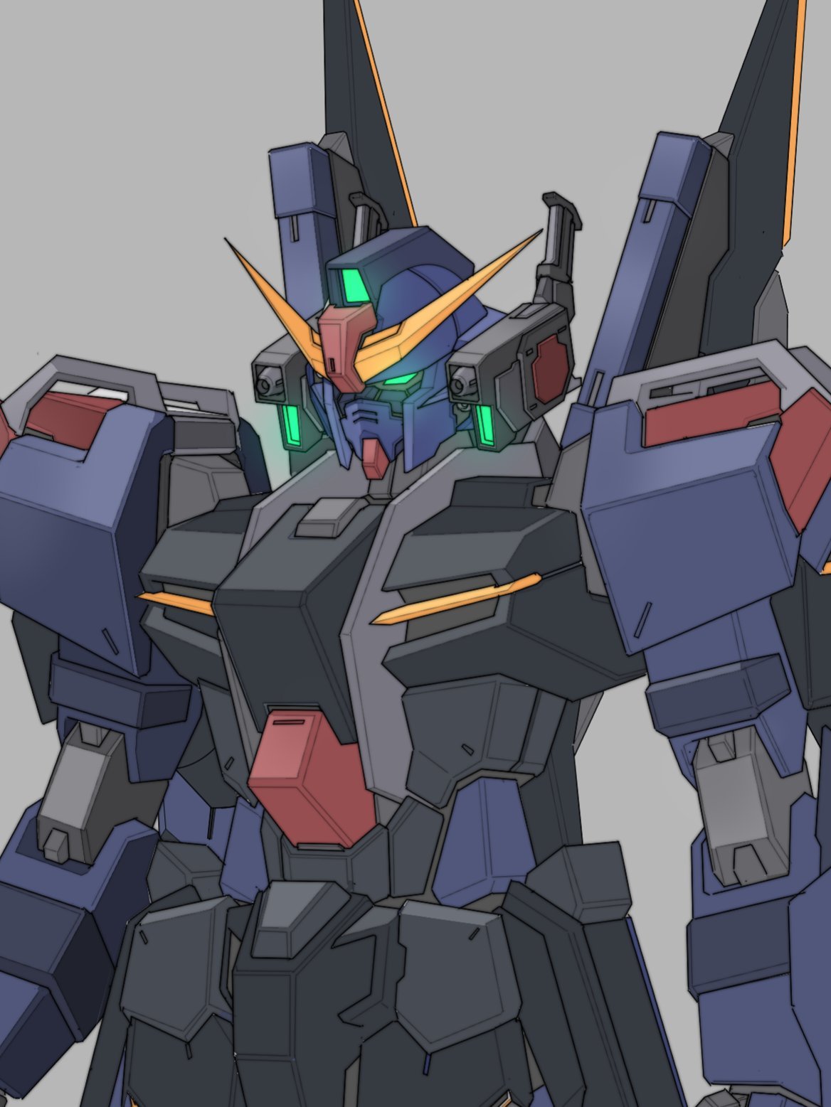 メカクリア新作的黑强袭Mk-2和核坪脉冲高达seed ​​​