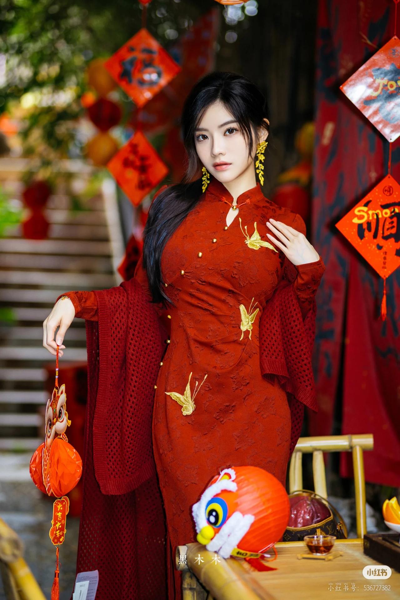 女生穿旗袍会让男朋友更心动吗美女旗袍穿搭写真