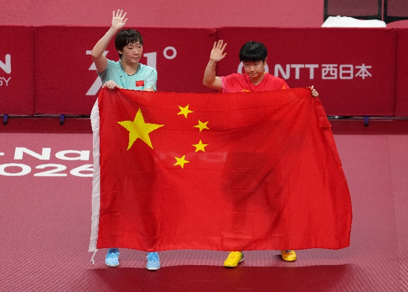 #王曼昱时隔8年再夺亚运女单金牌# 【时隔八载再度封后！王曼昱力克孙颖莎收获亚运