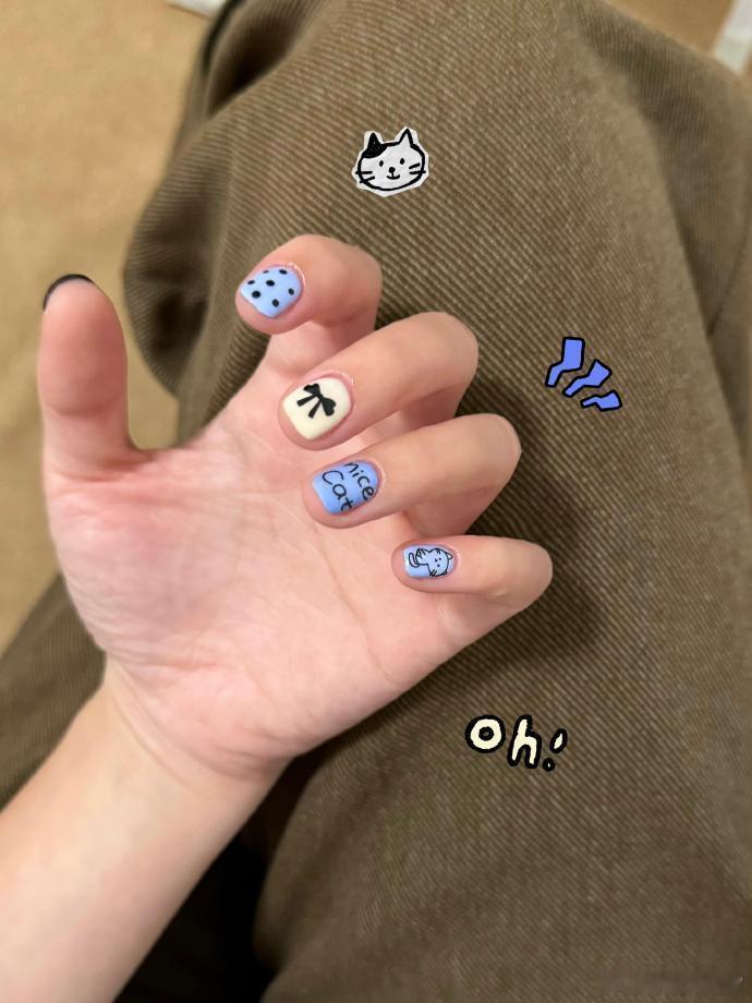 美到心巴的春日多巴胺美甲💅谁做谁好看  