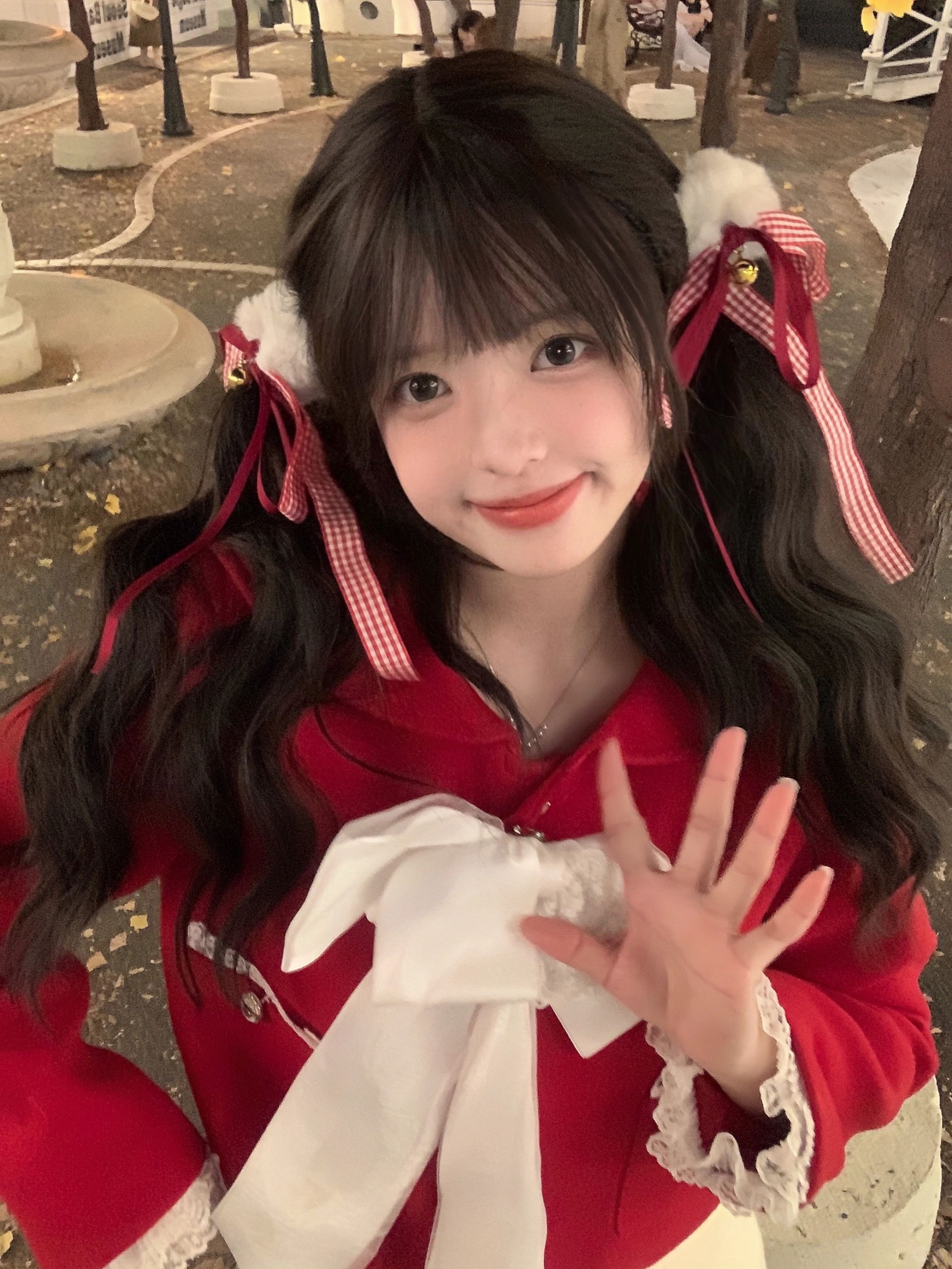 红色好有圣诞🎄味儿૮  ´͈ ᗜ `͈ ა♡