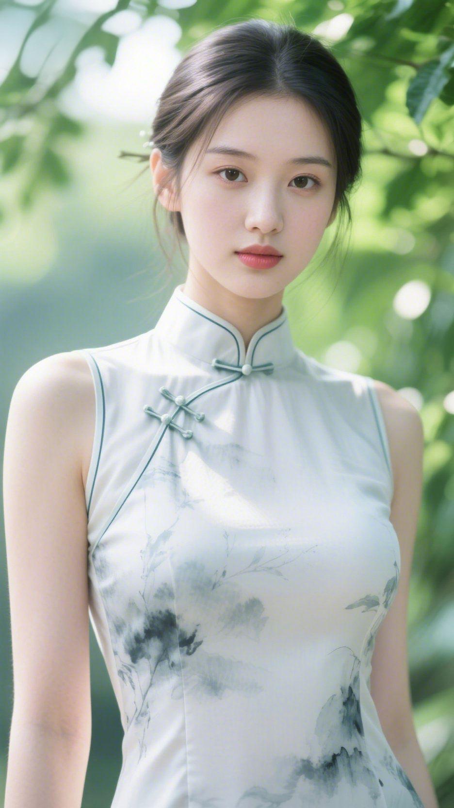 青枝摇碎一夏凉
 
风掠过层层枝叶，把日光揉成细碎光斑，在地上晃出满幅斑驳。清润