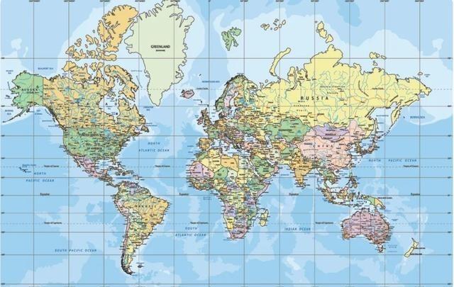 联合国投票通过新版世界地图，164票赞成，6票弃权，只有美国投了反对票

9月4