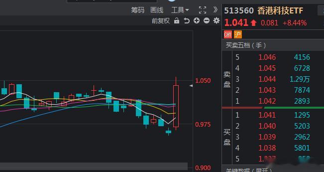 现在这资金玩T0的ETF玩上瘾了啊，又开始玩香港的了 