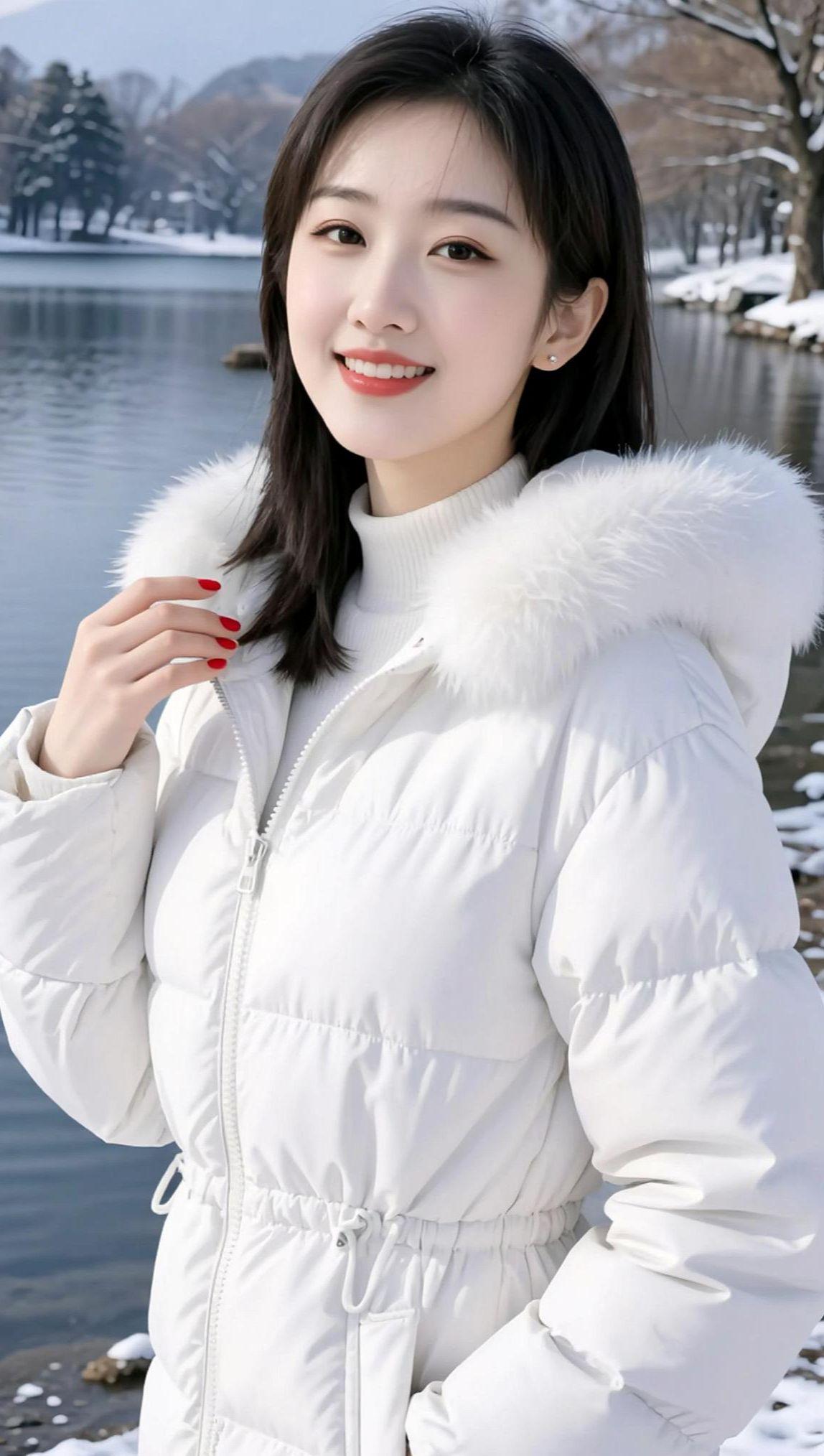 AI冬日清新照 抖音ai创作