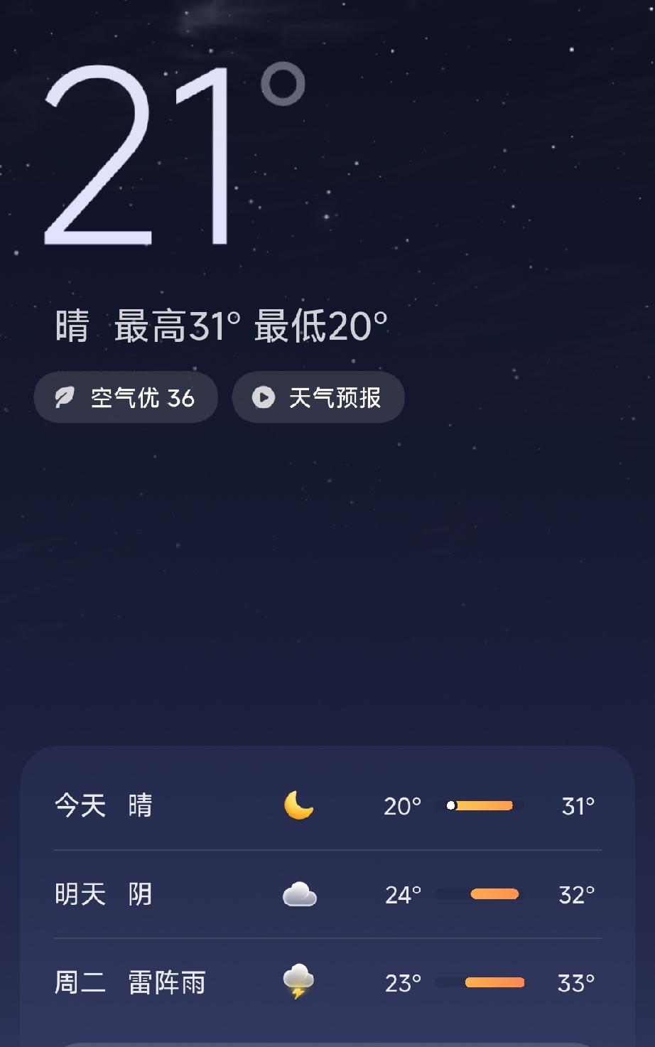 今天唐山的天气显示：晴，空气质量优，温度：20℃到31℃。
爱上大唐山：事关唐山