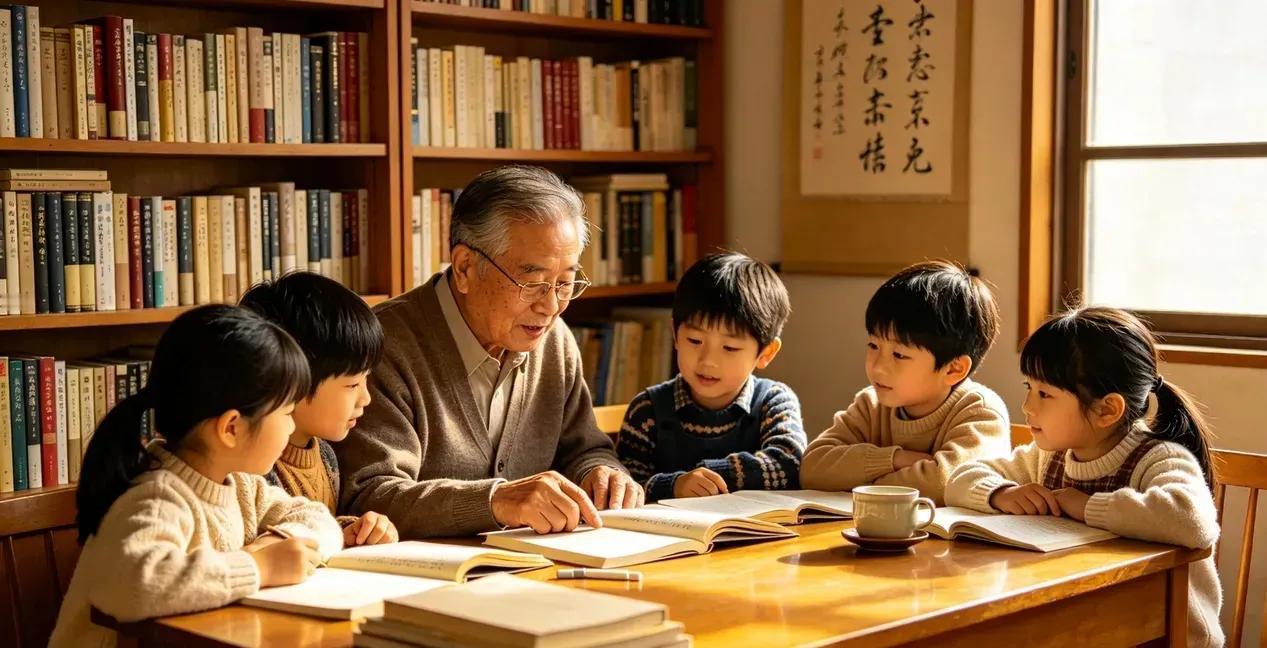 退休教师在家补课被举报了。教育局的人上门时，他没辩解，只是摘下老花镜，平静地反问