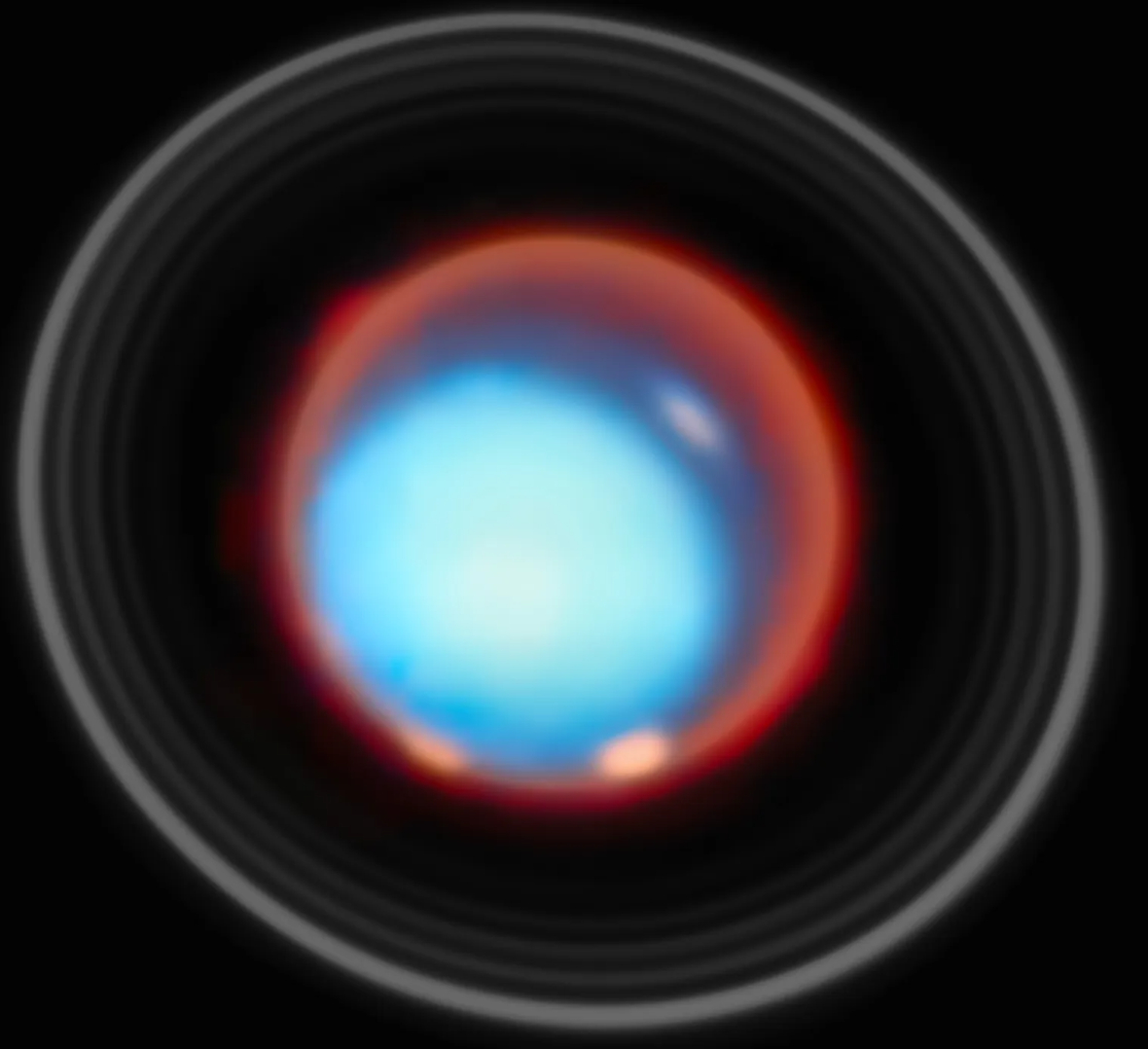 航天春节摄影大赛 【Webb Maps Uranus’ Upper Atmosp