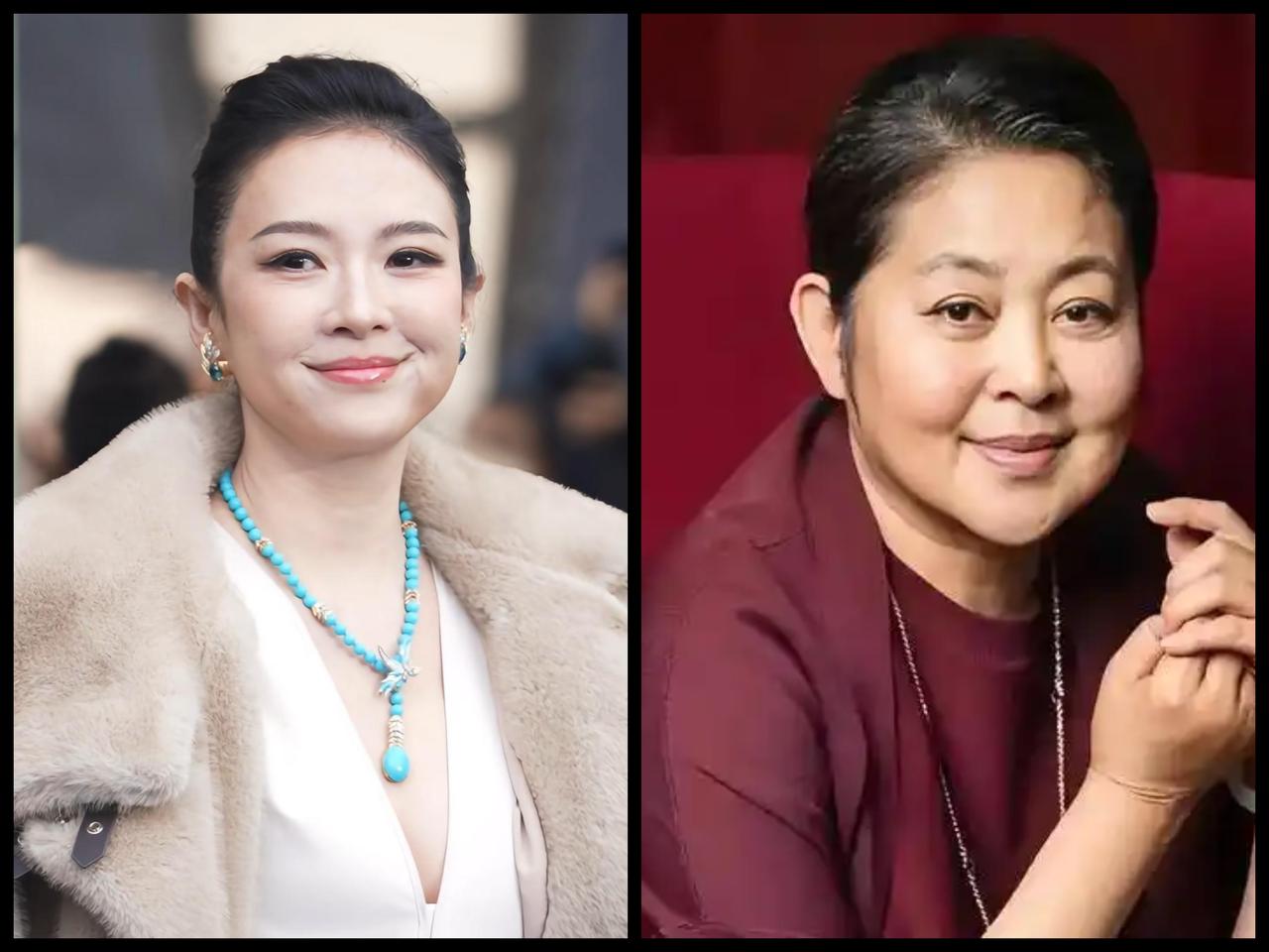 没想到有一天，章子怡和倪萍能被分到一个队伍里！

不因为别的，只是因为她俩撞脸了