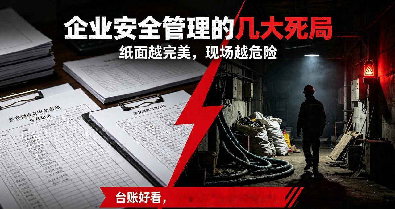 扎心！企业安全管理4大死局，90%的事故都是自找的
 
很多企业的安全管理，看似