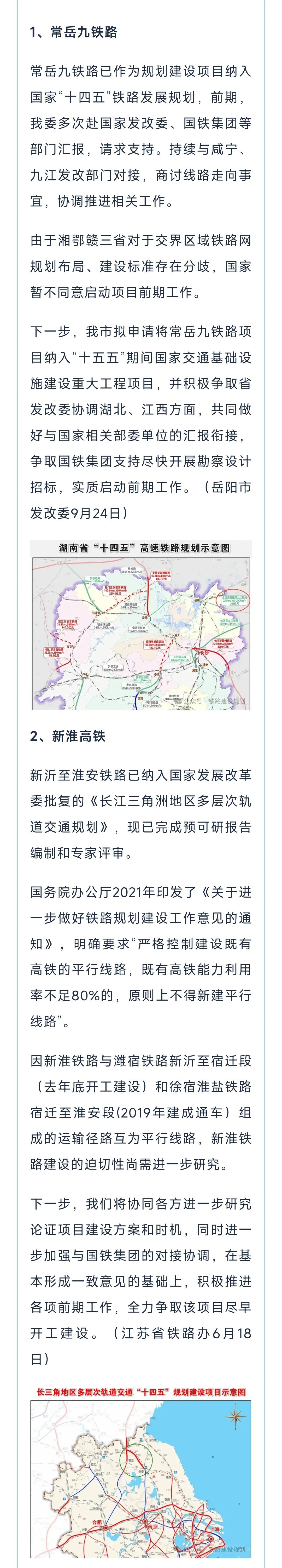 官方答复！这6条铁路暂不具备建设条件！