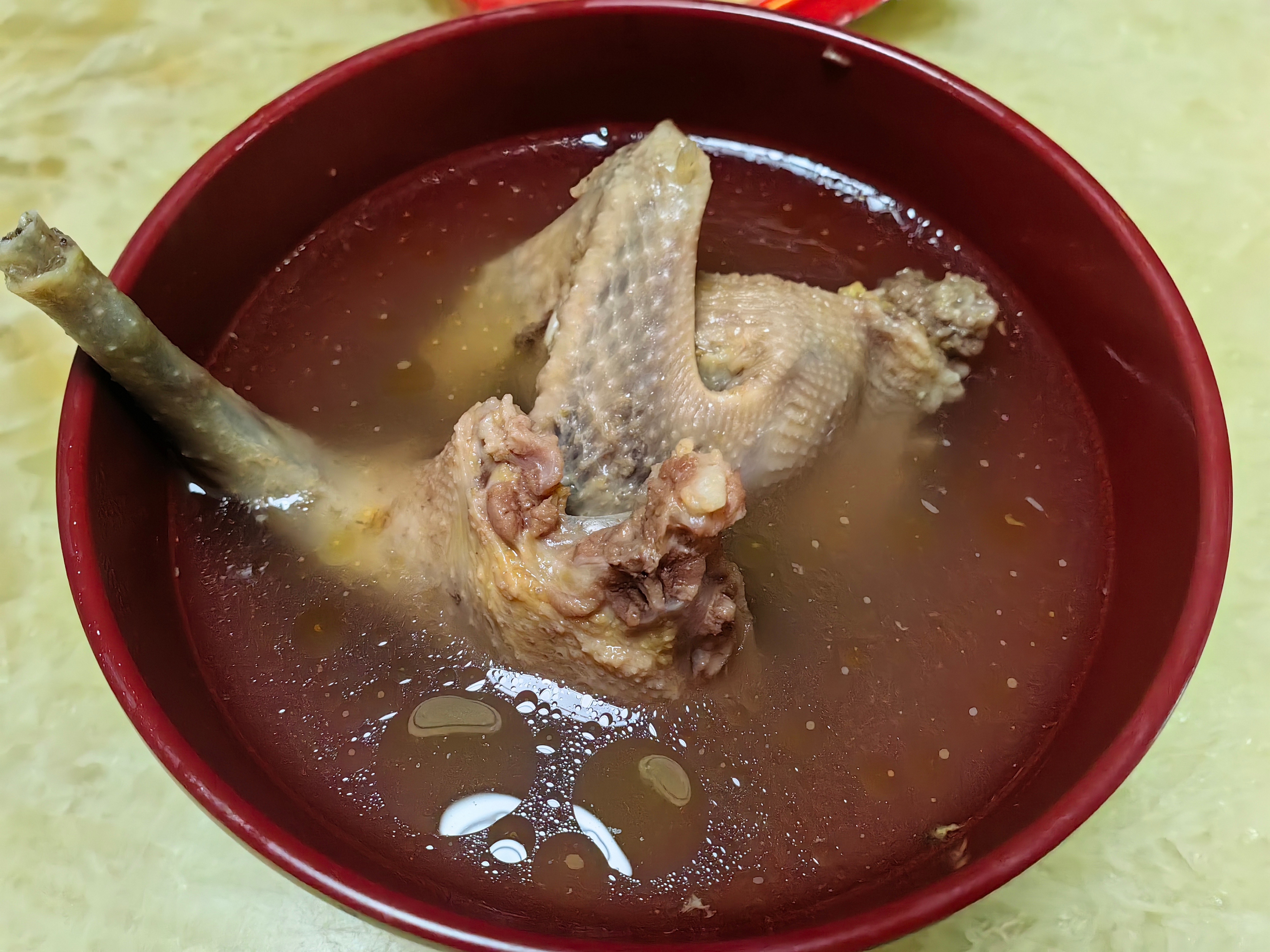 每日一善 咸饭，鸽子汤。 