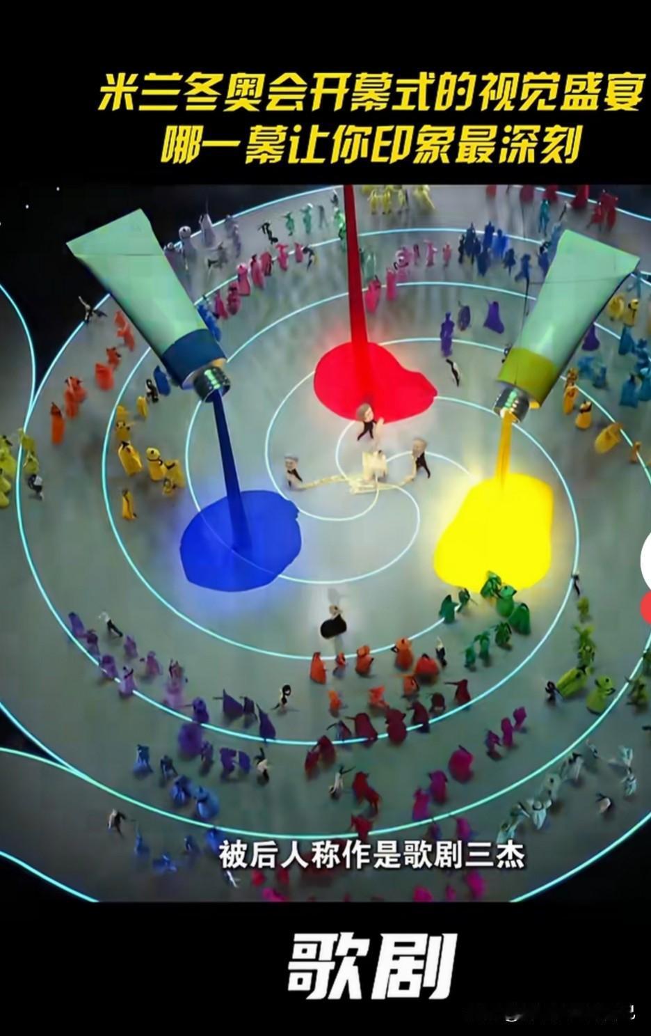 🔥 家人们！米兰冬奥会开幕式杀疯了！时尚之都直接把冬奥办成顶级时装周，每一帧都